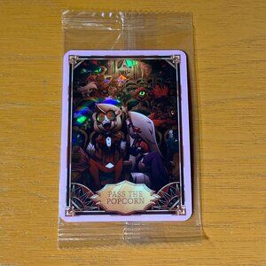 Hazbin Hotel Trading Card Pass the Popcorn Cracked Ice Promo PR-15 In Hand